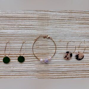 Earrings and Bracelet Assortment